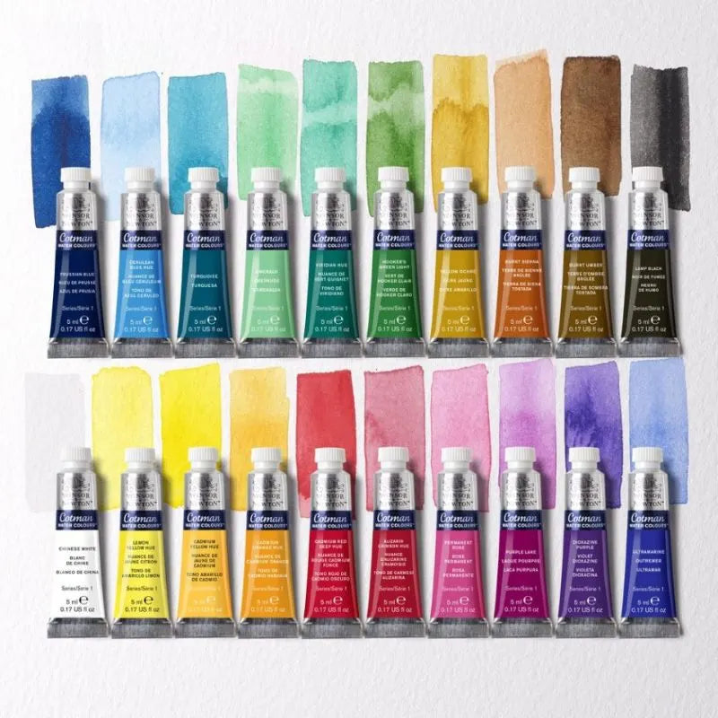 Winsor & Newton® Cotman - Ensemble d'aquarelle de 20 pièces